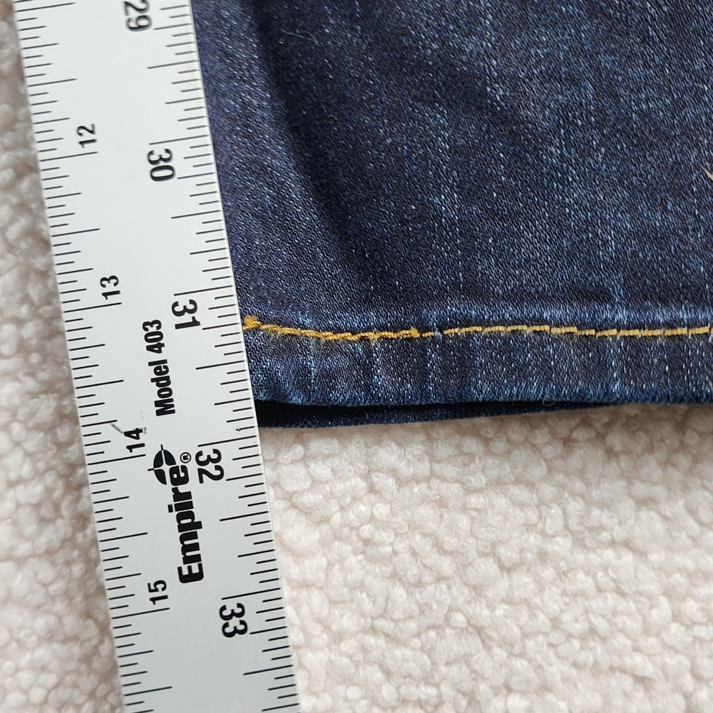 Levi's 511 Slim Fit Jeans Mens 32x32 Dark Indigo Blue Denim Classic Casual - Picture 9 of 14